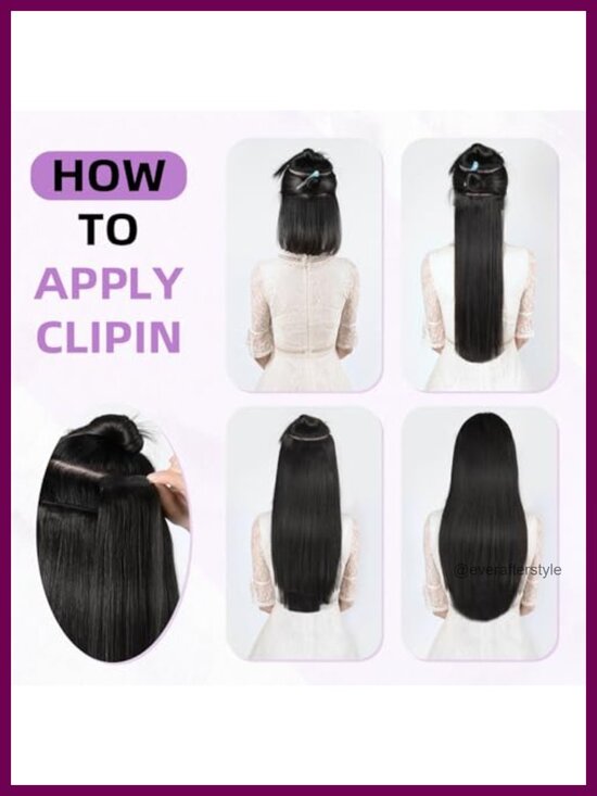 Clip in Hair Extensions Real Human Hair Clip ins 8 Pieces 90-130g